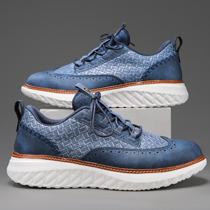 Josiah™ | Zapatos blucher de piel casuales con suela ligera