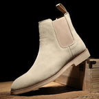 Theodore™ | Botas Chelsea de ante con elástico lateral