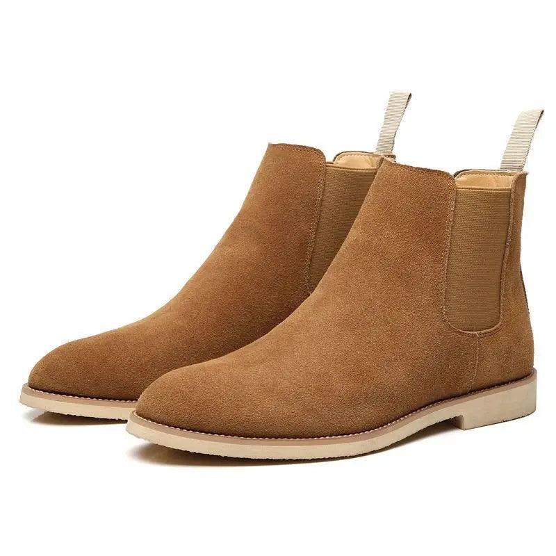 Theodore™ | Botas Chelsea de ante con elástico lateral