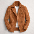 Eric™ | Chaquetón peacoat de ante con doble botonadura