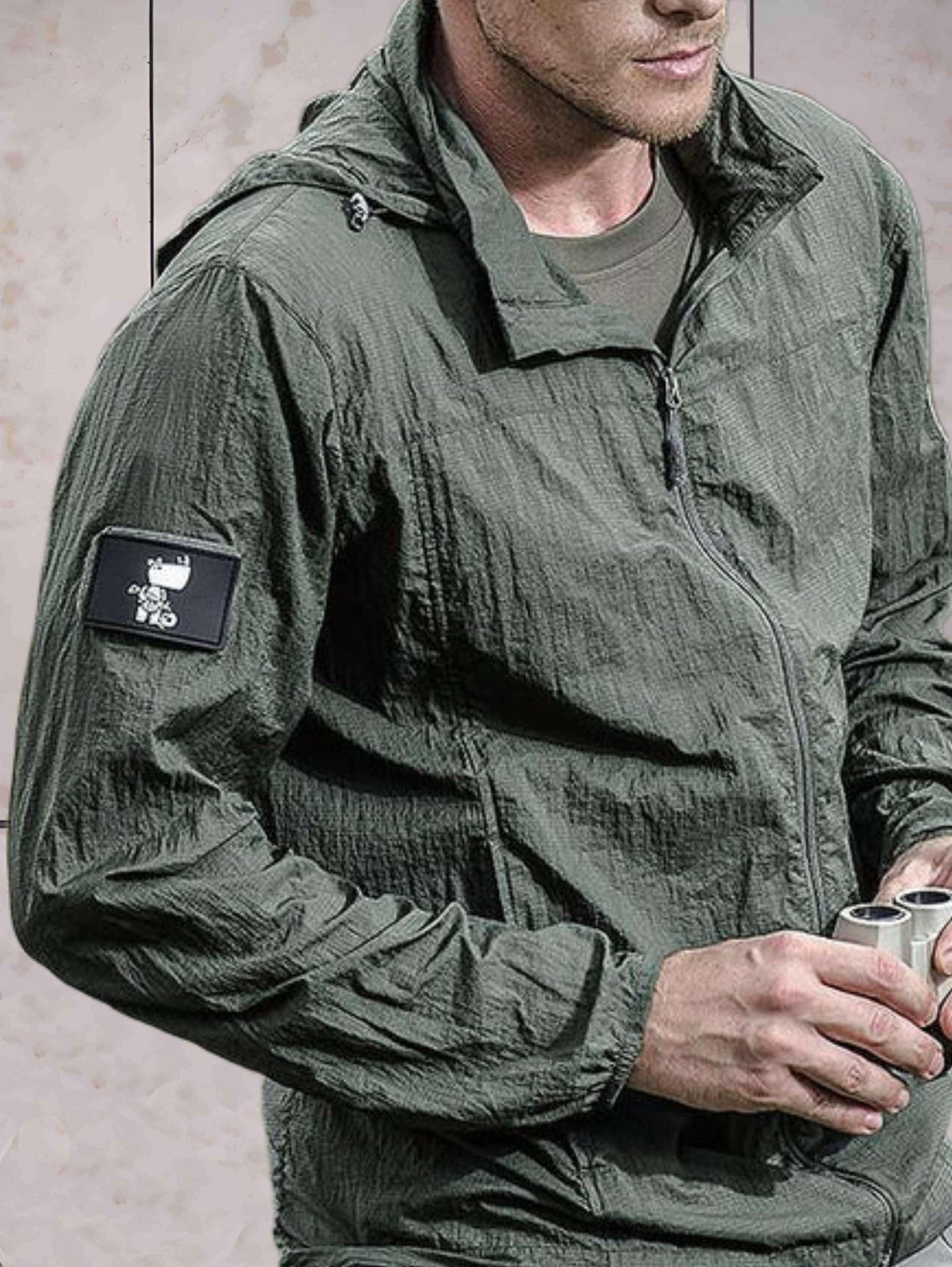 Dean™ | Anorak cortavientos con capucha y cremallera