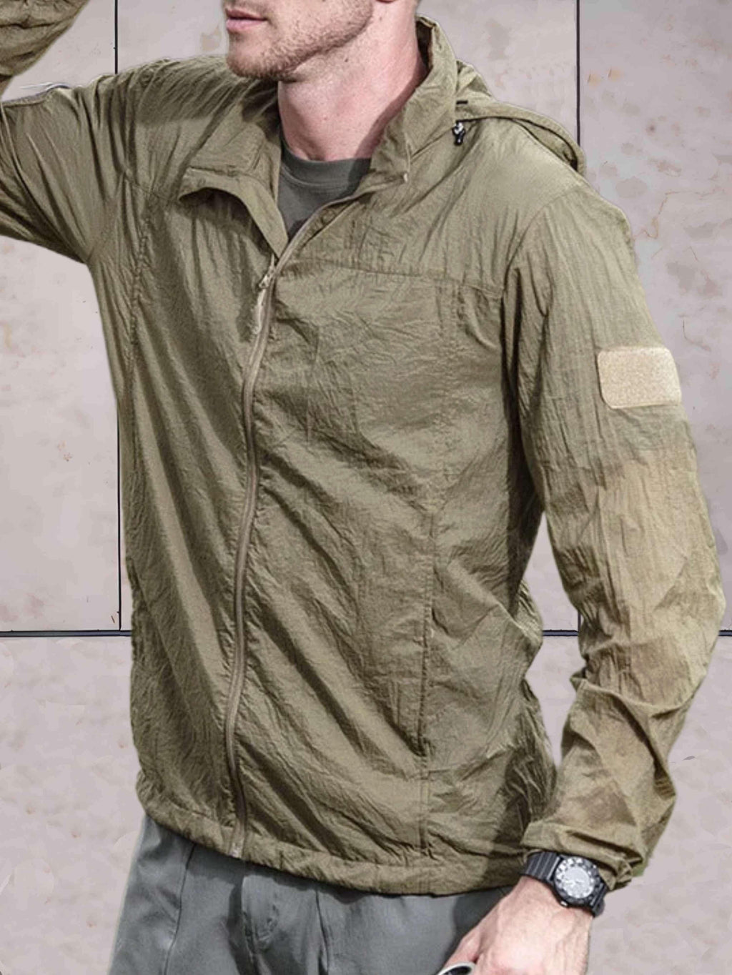 Dean™ | Anorak cortavientos con capucha y cremallera