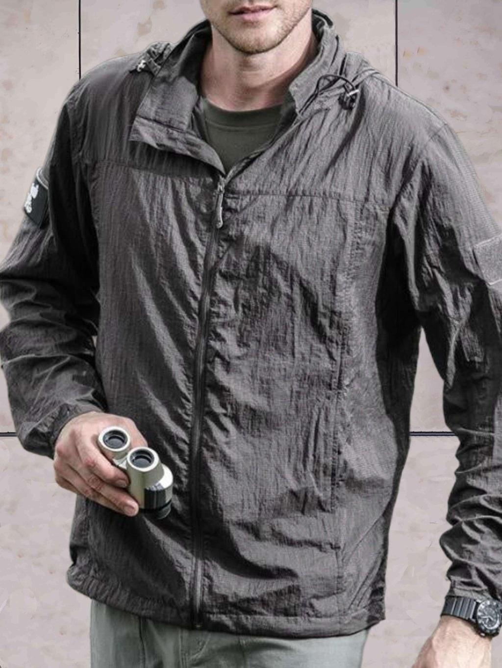 Dean™ | Anorak cortavientos con capucha y cremallera