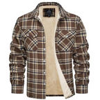Mason™ | Chaqueta de invierno de cuadros con forro sherpa