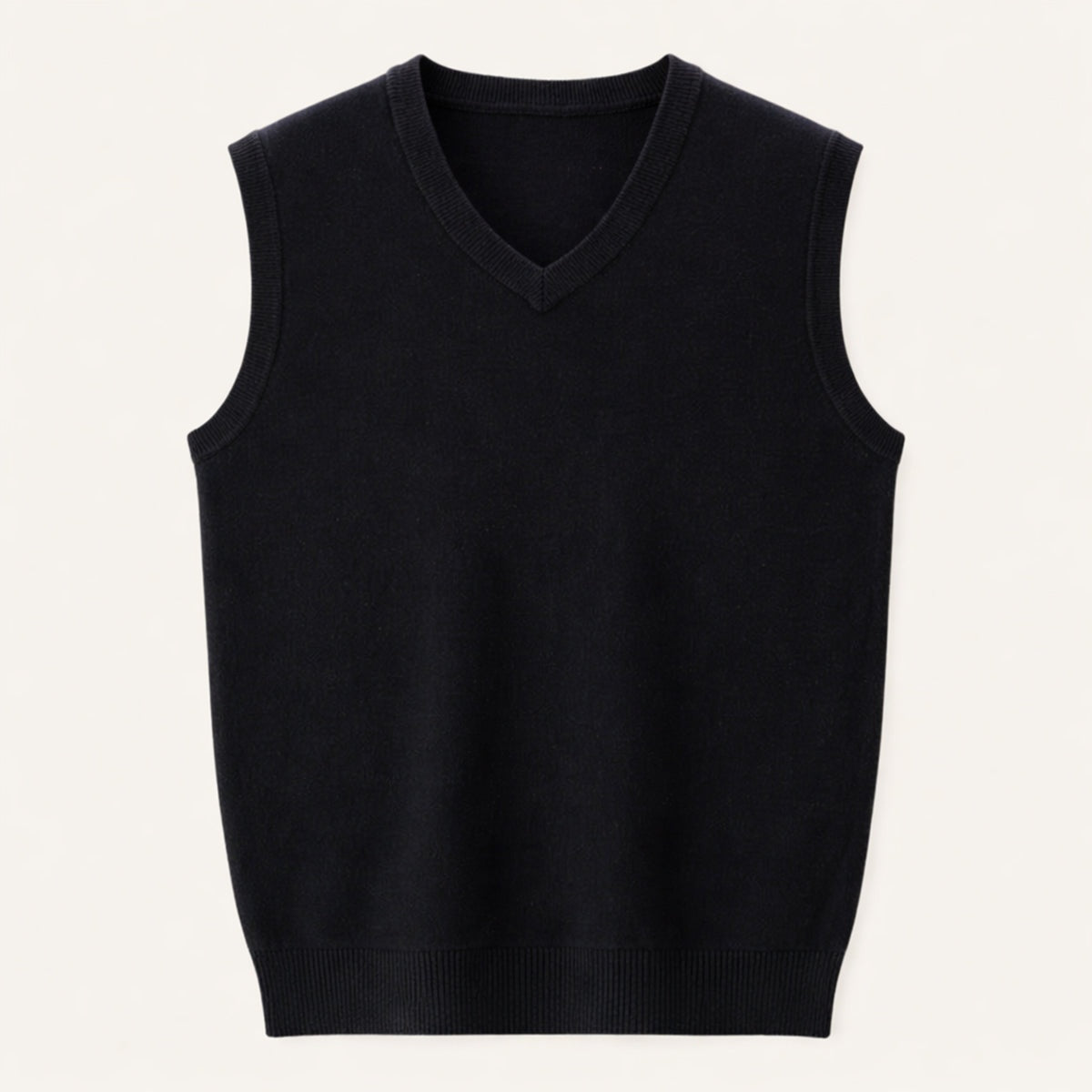 Brett™ | Chaleco de punto clásico de hombre con cuello pico