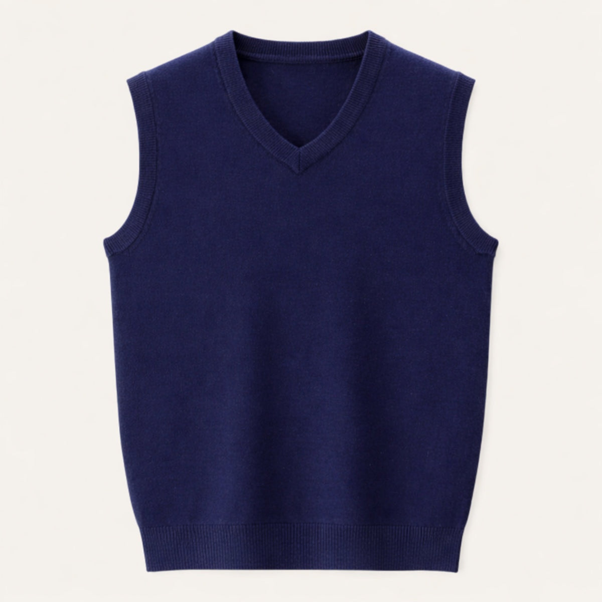 Brett™ | Chaleco de punto clásico de hombre con cuello pico