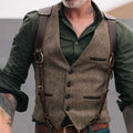 Christopher™ | Chaleco de tweed entallado con botones