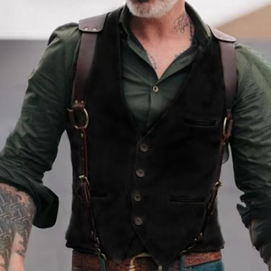 Christopher™ | Chaleco de tweed entallado con botones