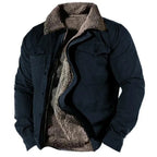 Philip™ | Chaqueta con forro sherpa de hombre con cuello de solapa