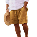 Aiden™ | Bermudas de lino con cintura elástica y cordón