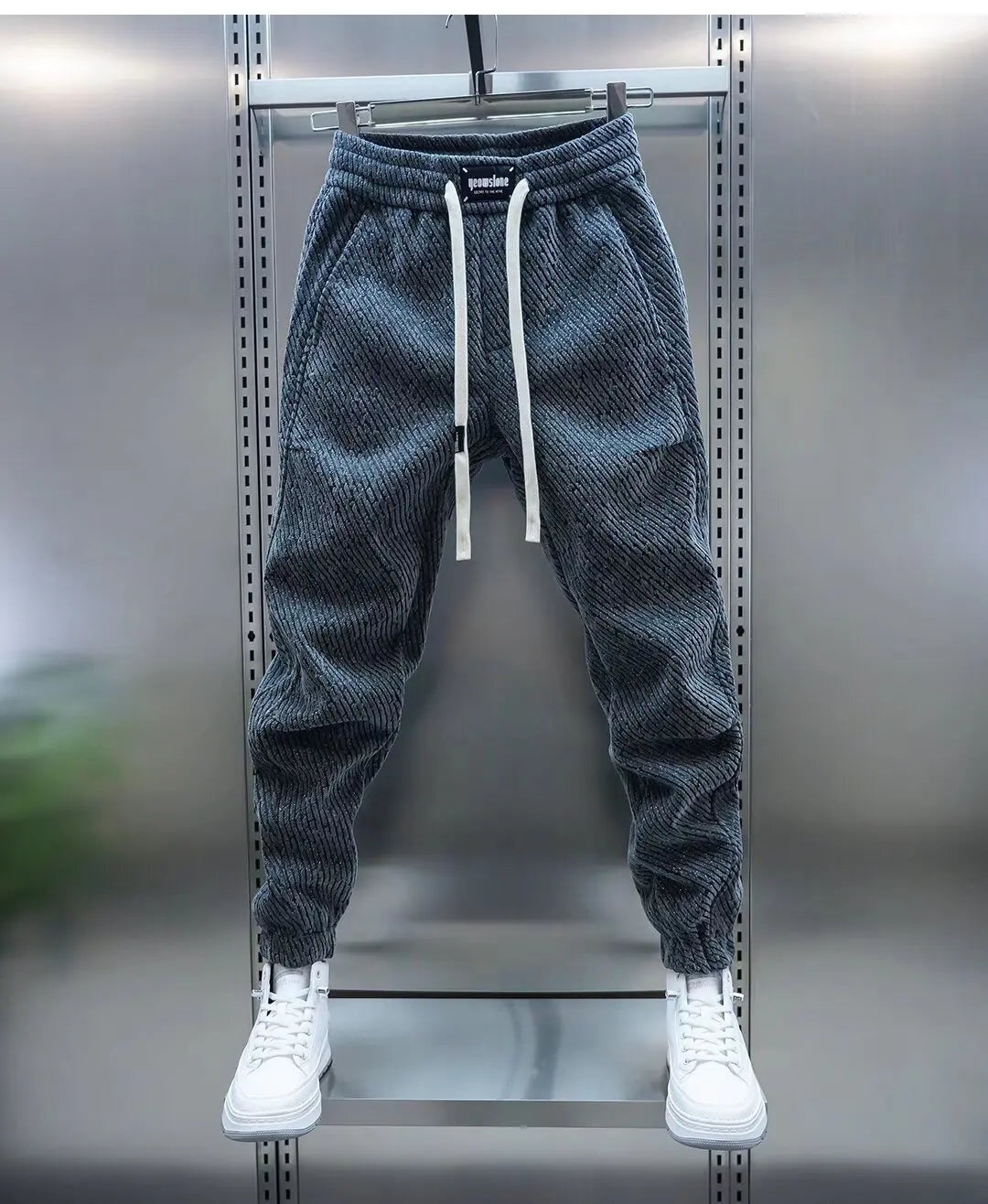 Xavier™ | Pantalón jogger de punto acanalado con puños