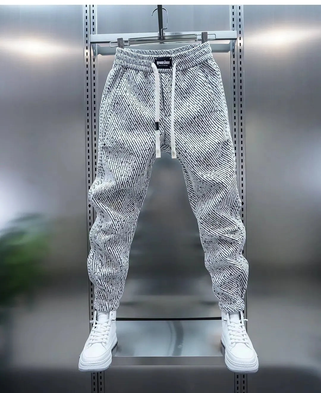 Xavier™ | Pantalón jogger de punto acanalado con puños
