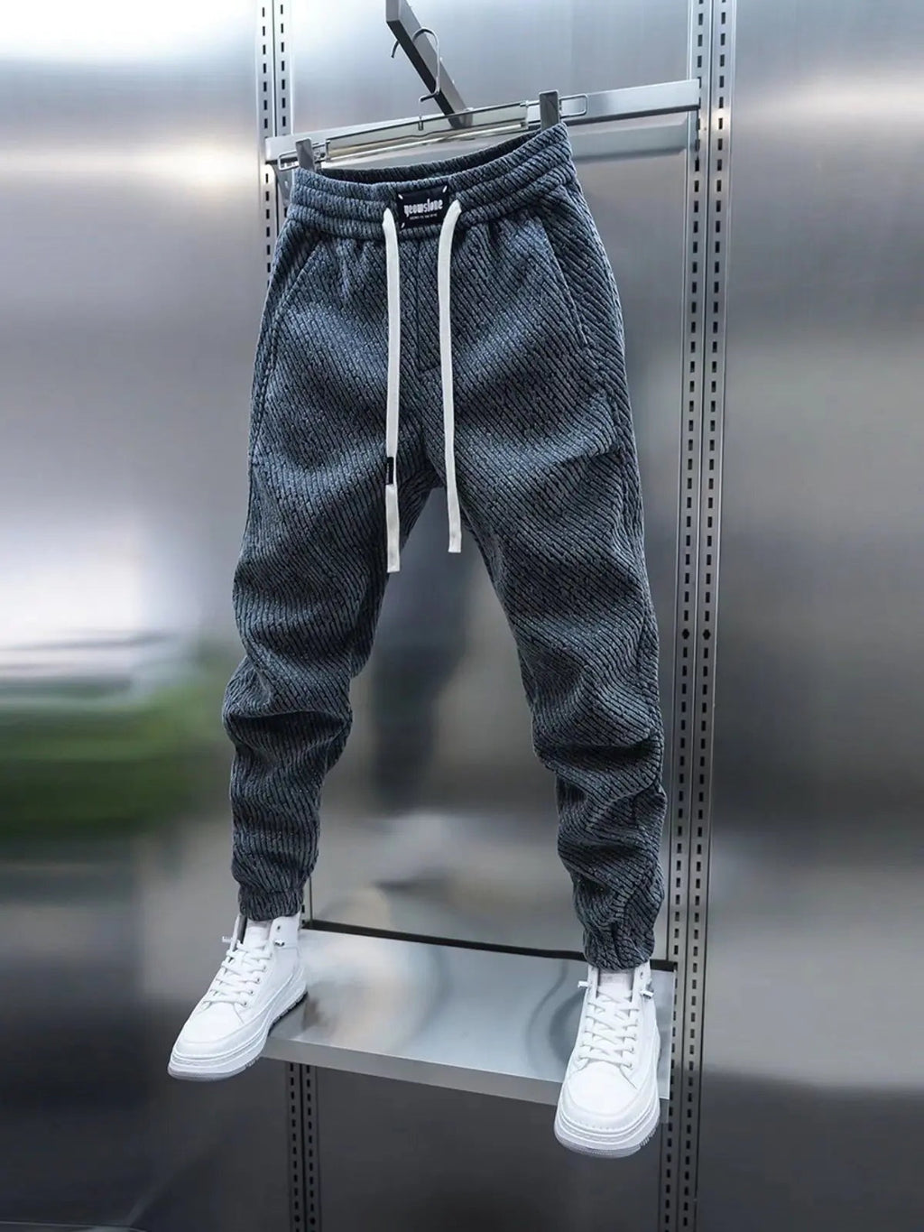 Xavier™ | Pantalón jogger de punto acanalado con puños