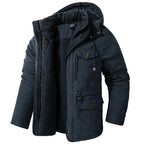 Dominic™ | Chaqueta puffer con capucha y forro sherpa