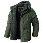 Dominic™ | Chaqueta puffer con capucha y forro sherpa