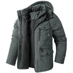 Dominic™ | Chaqueta puffer con capucha y forro sherpa