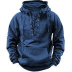 Brody™ | Sudadera oversize con capucha, cordones y bolsillo canguro