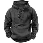 Brody™ | Sudadera oversize con capucha, cordones y bolsillo canguro