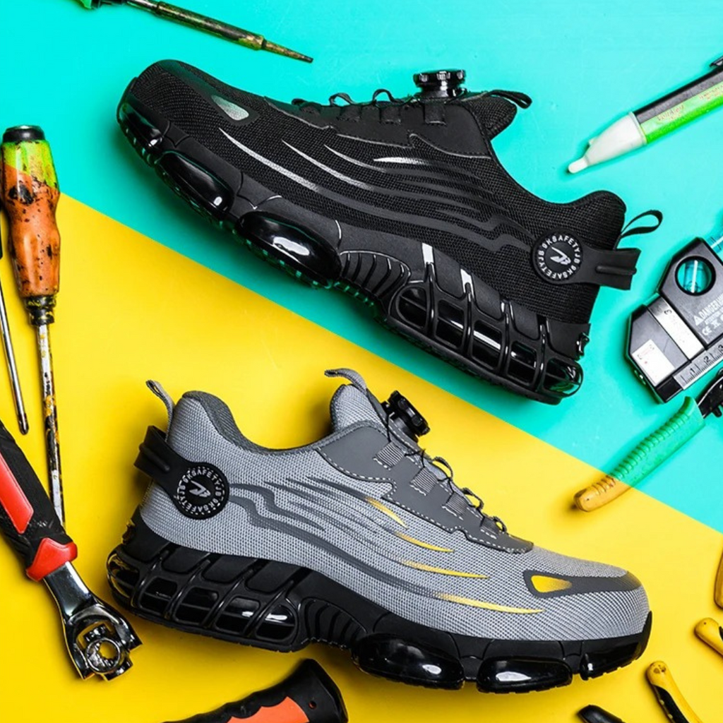 Wyatt™ | Zapatillas de seguridad con suela gruesa y cierre rotativo