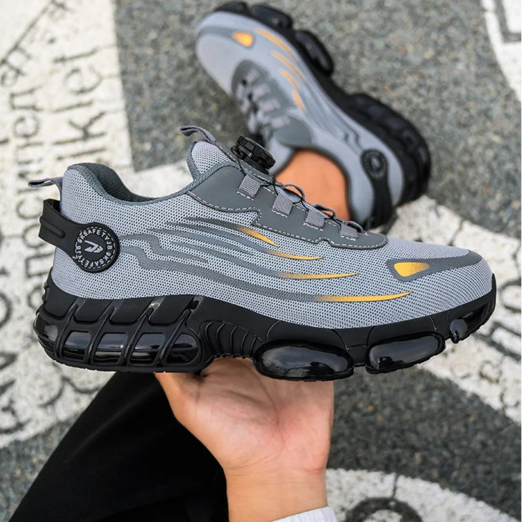 Wyatt™ | Zapatillas de seguridad con suela gruesa y cierre rotativo