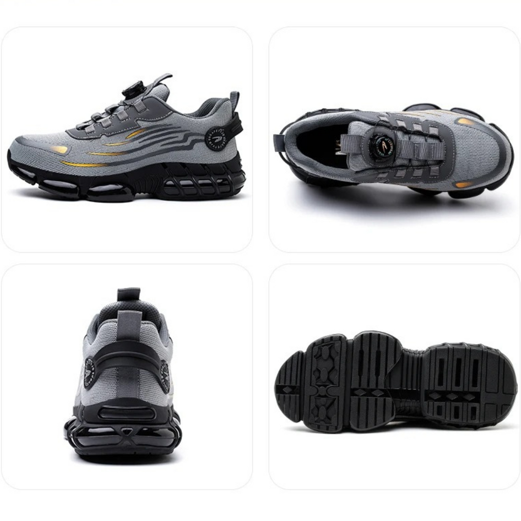 Wyatt™ | Zapatillas de seguridad con suela gruesa y cierre rotativo