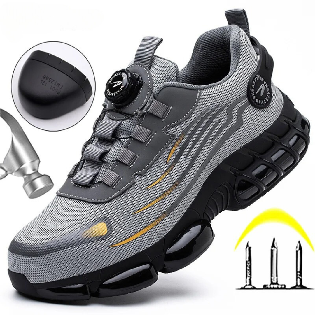 Wyatt™ | Zapatillas de seguridad con suela gruesa y cierre rotativo