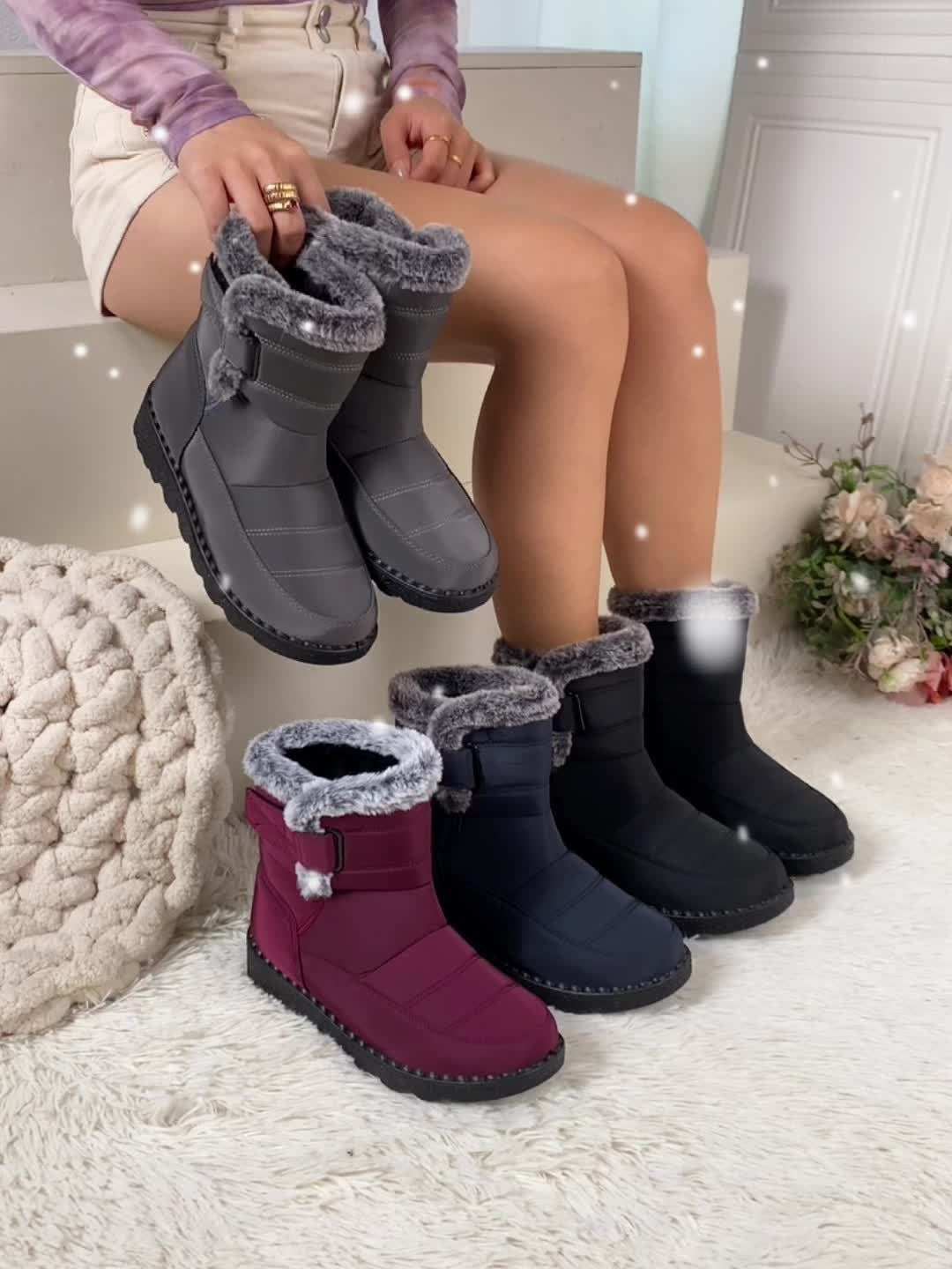 Erin™ | Botas de nieve impermeables con forro de pelo