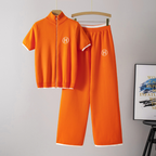Piper™ | Conjunto de punto con chaqueta de cremallera y pantalón ancho