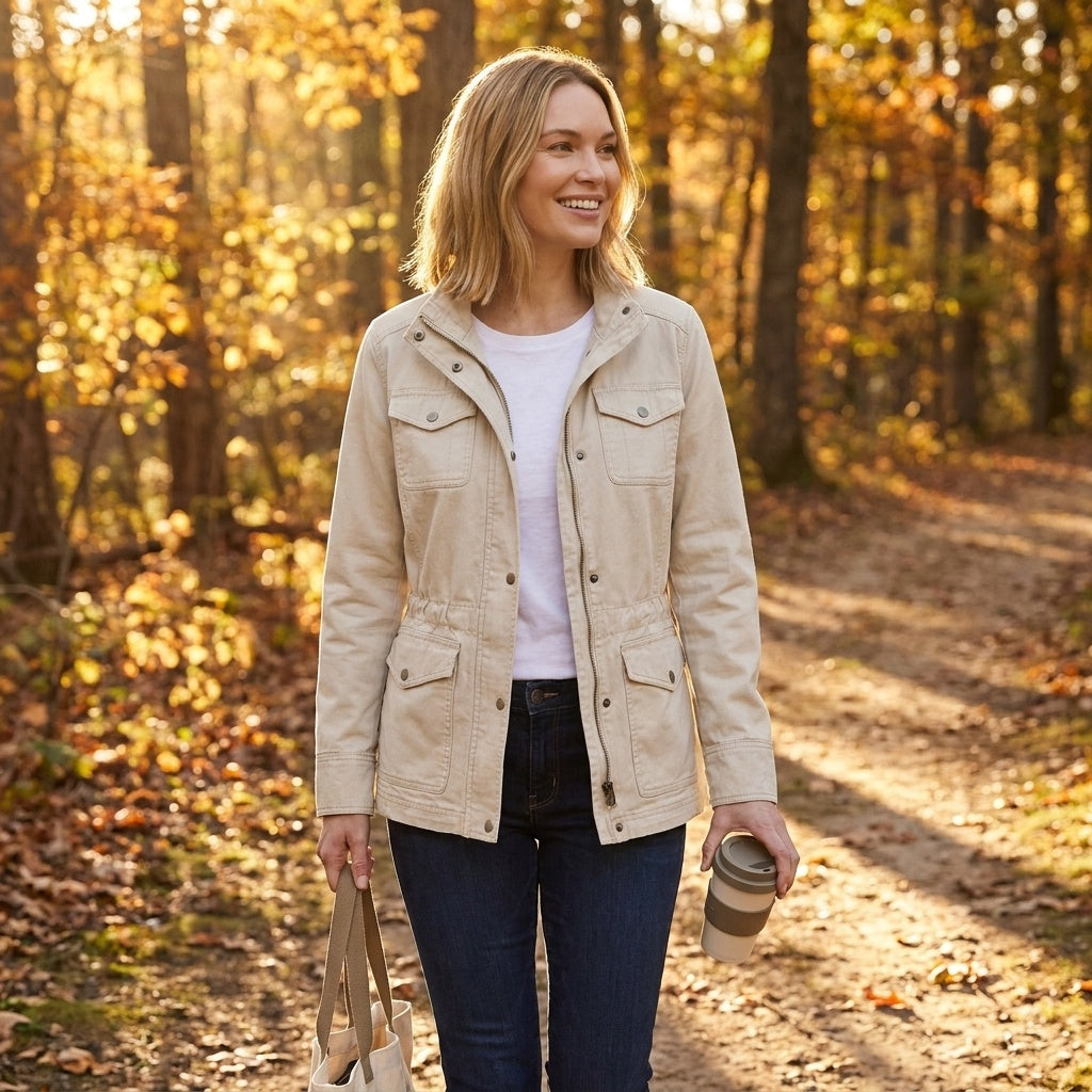Leila™ | Chaqueta militar utility con cuatro bolsillos