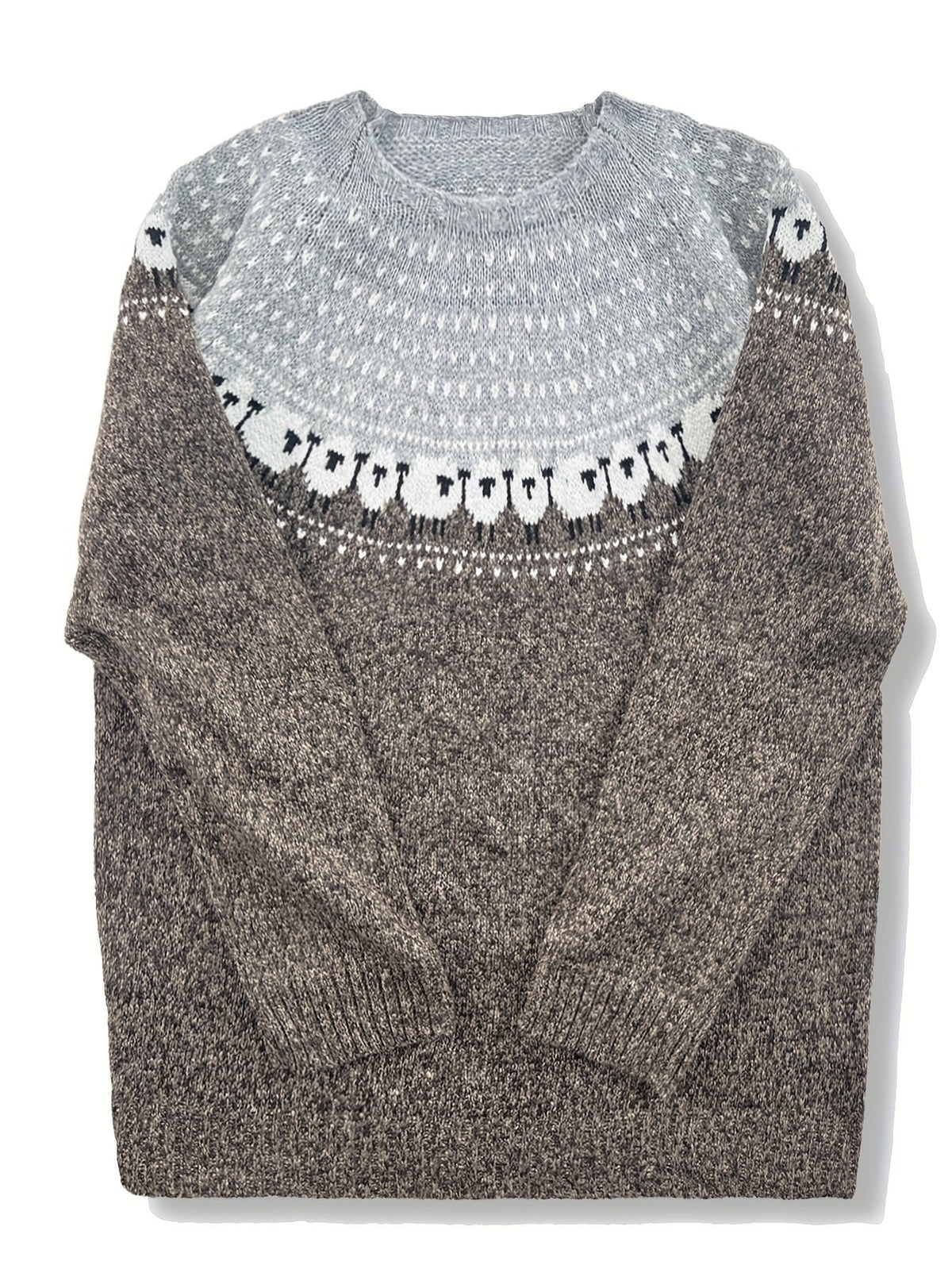 Madison™ | Jersey nórdico oversize de punto jacquard