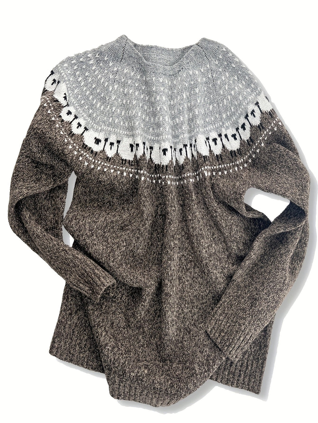 Madison™ | Jersey nórdico oversize de punto jacquard