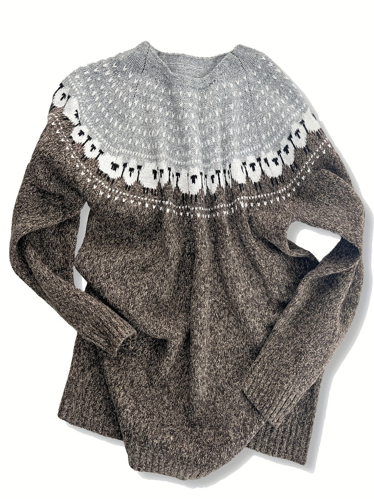 Madison™ | Jersey nórdico oversize de punto jacquard