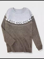 Madison™ | Jersey nórdico oversize de punto jacquard