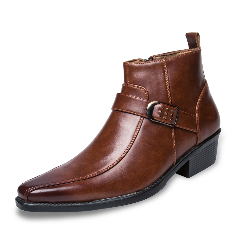 Adrian™ | Botines Chelsea de piel con hebilla lateral