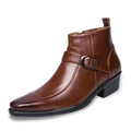 Adrian™ | Botines Chelsea de piel con hebilla lateral