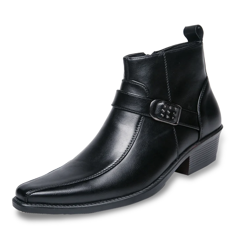 Adrian™ | Botines Chelsea de piel con hebilla lateral