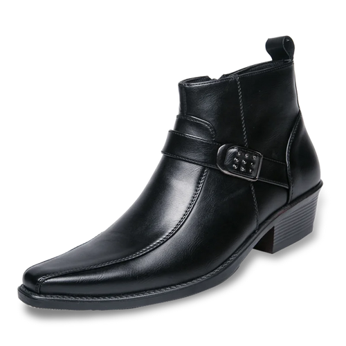 Adrian™ | Botines Chelsea de piel con hebilla lateral