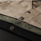 Beau™ | Chaleco utilitario de algodón con bolsillos y cuello pico