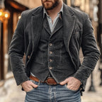 Mason™ | Blazer de pana con chaleco a juego
