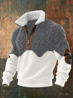 Matthew™ | Jersey con media cremallera y cuello sherpa