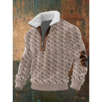 Matthew™ | Jersey con media cremallera y cuello sherpa