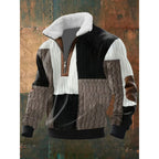Matthew™ | Jersey con media cremallera y cuello sherpa
