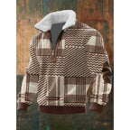 Matthew™ | Jersey con media cremallera y cuello sherpa