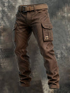 Griffin™ | Pantalón cargo de corte recto con bolsillos laterales