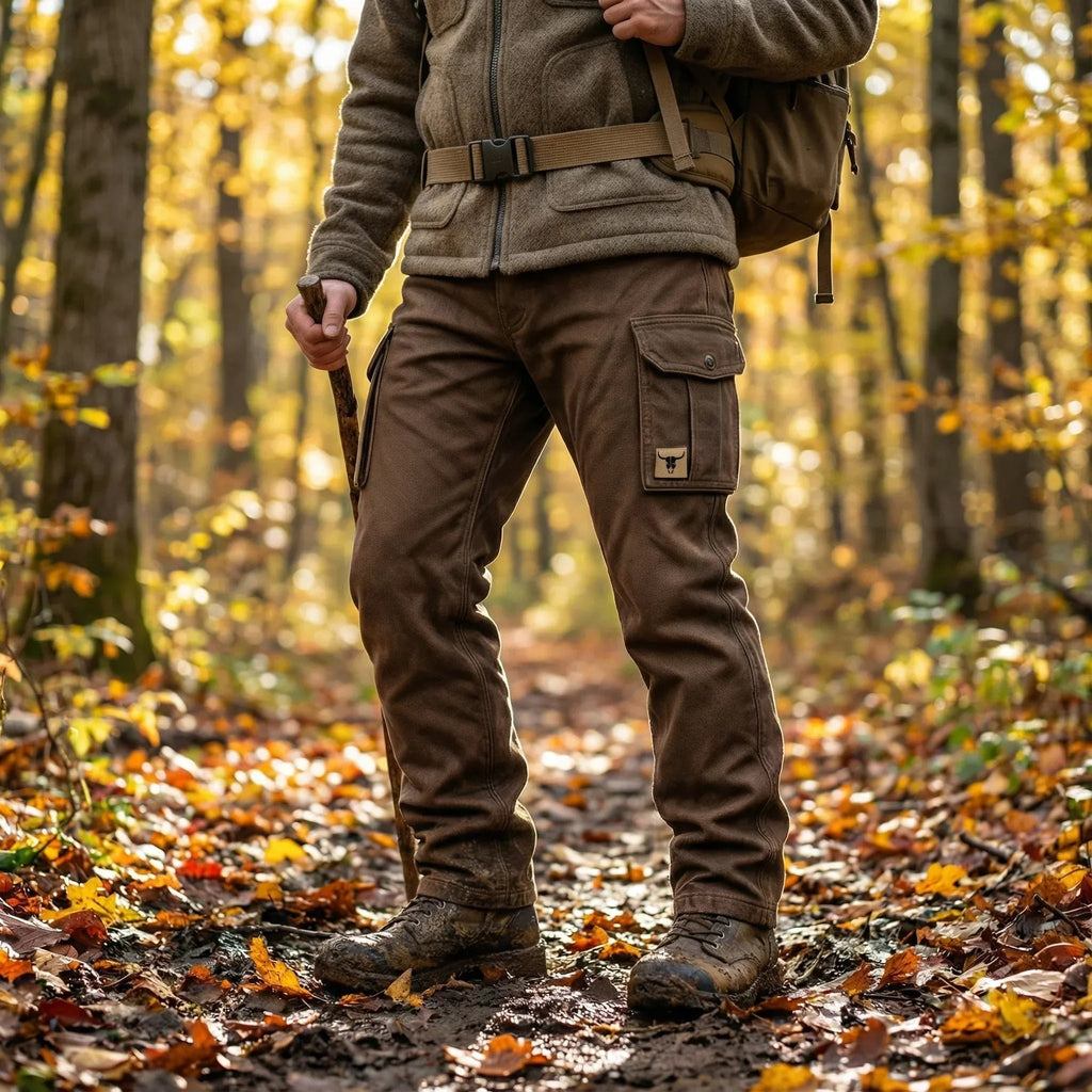 Griffin™ | Pantalón cargo de corte recto con bolsillos laterales