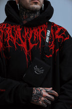 Ethan™ | Sudadera oversize con capucha y estampado gótico