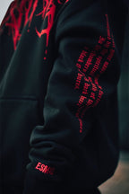 Ethan™ | Sudadera oversize con capucha y estampado gótico