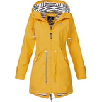Sydney™ | Chubasquero impermeable con capucha y cintura fruncida