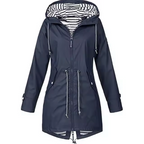 Sydney™ | Chubasquero impermeable con capucha y cintura fruncida