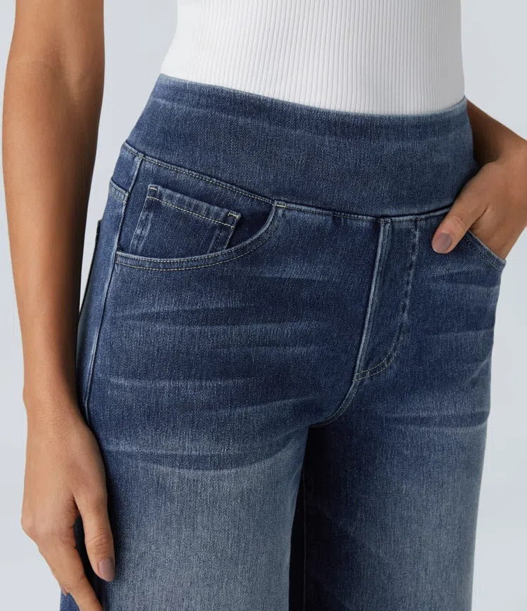 Josephine™ | Vaqueros de pierna ancha y tiro alto